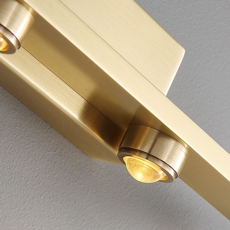 Contemporary Geometric Sconce with Flowing Panels for Vanity & Hallway – 3/5/7 LEDs | Thomler
