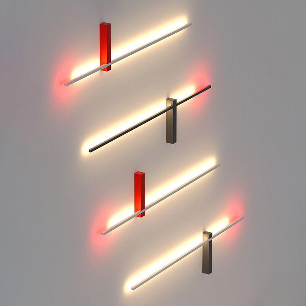 Dual-Tone Linear LED Wall Sconce – Modern Metal & Acrylic Light for Dining Rooms, Living Rooms & Home Offices | Thomler