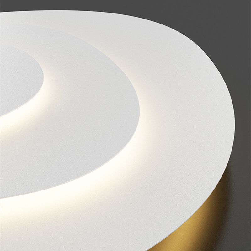 Modern White Cloud Metal Ceiling Light Flush Mount for Bedroom Living Room Dining Room | Dimmable LED Surface Mount Fixture | Thomler