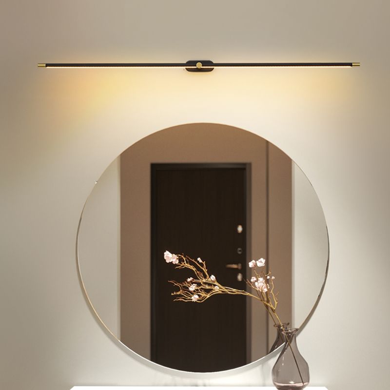 Modern Linear LED Wall Sconce – Sleek Metal & Acrylic Light Bar for Living Room, Bedroom & Bathroom | Hardwired Fixture for Contemporary | Thomler