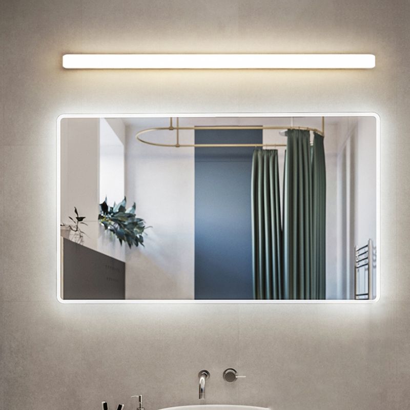 Modern LED Bathroom Vanity Light Bar White Acrylic Wall Sconce for Mirror Lighting IP44 Rated | Thomler