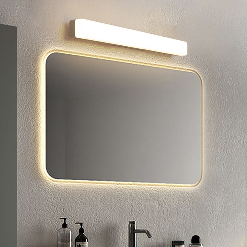 Modern LED Bathroom Vanity Light Bar White Acrylic Wall Sconce for Mirror Lighting IP44 Rated | Thomler