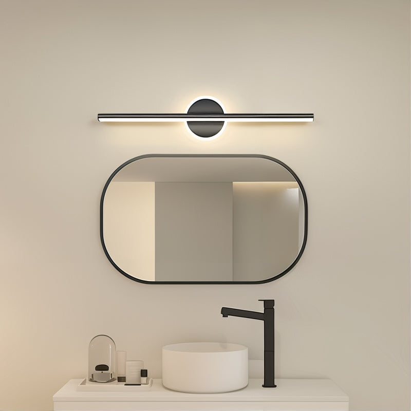 LED Wall Sconce Black & Gold Metal Modern Geometric Light Fixture for Living Room Bedroom Bathroom Warm White Accent Lighting | Thomler