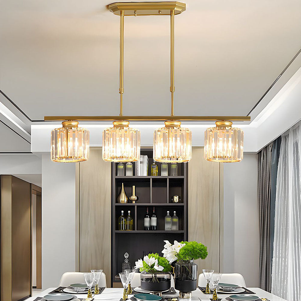 Pendant Light Glass 80.0 cm Black Adjustable Kitchen Island Dining Room Hanging Ceiling Lamp E27 Modern Scandinavian | Thomler
