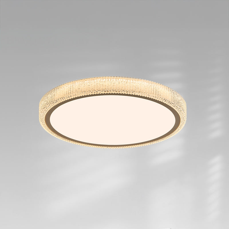 Ceiling Light Metal Acrylic 16 in Round 22W Bedroom Modern Flush Mount Fixture | Thomler
