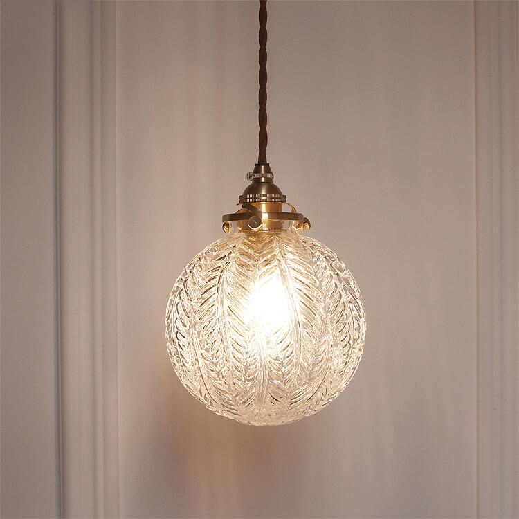 Pendant Light Glass 5.9 in Adjustable Cord Dining Kitchen Island Hanging Modern Ceiling Lamp | Thomler
