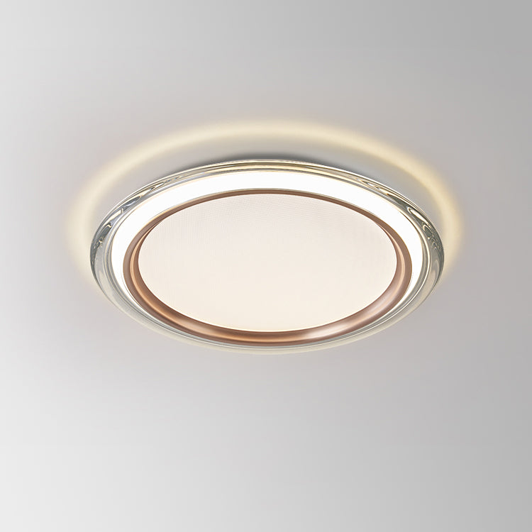 Ceiling Light Metal 14 in Flush Mount Bedroom Acrylic Warm White LED 25W Modern Lighting Fixture | Thomler