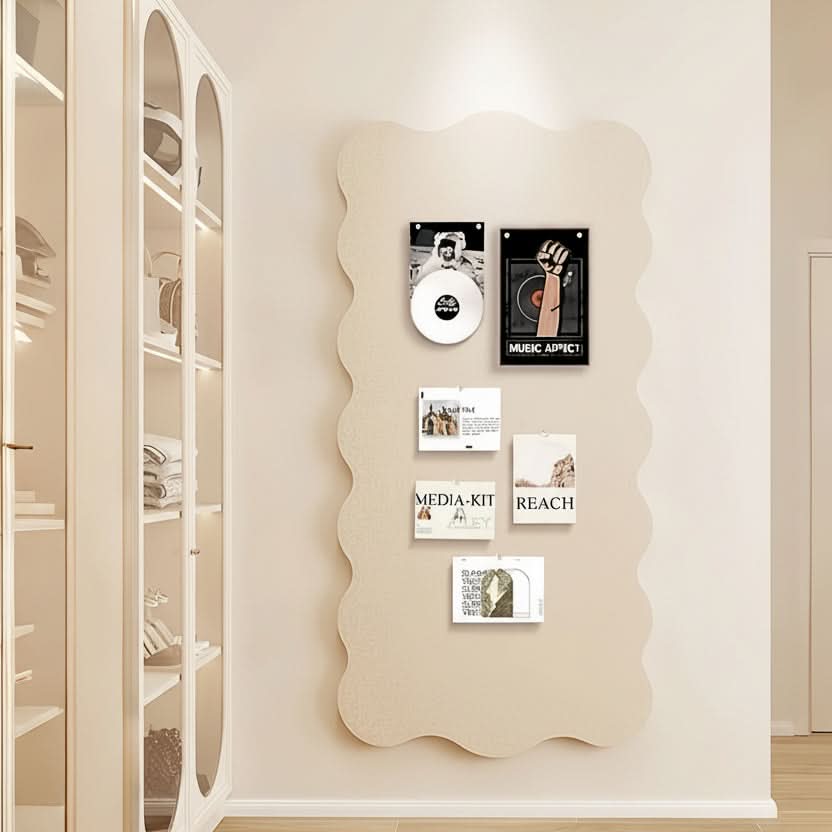 Felt Pin Board with Push Pins – 24×47 in Wall Organizer for Notes, Photos & Memos – Home Office Bulletin Display | Thomler