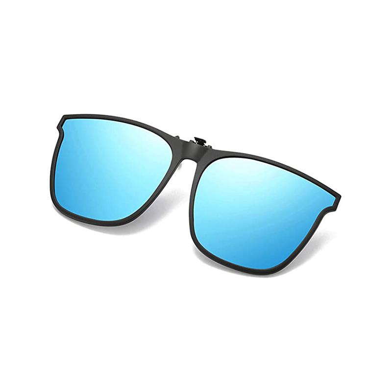 Polarized Flip-Up Clip-On Sunglasses for Prescription Glasses | UV400 Protection | Lightweight Magnesium Alloy | Driving Fishing Outdoor | M | Thomler