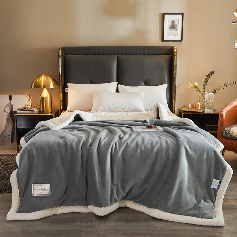 Ultra-Soft Fleece Throw Blanket for Couch & Bed – Cozy Winter Warmth & Modern Comfort for Living Room, Bedroom & Home Decor | Thomler
