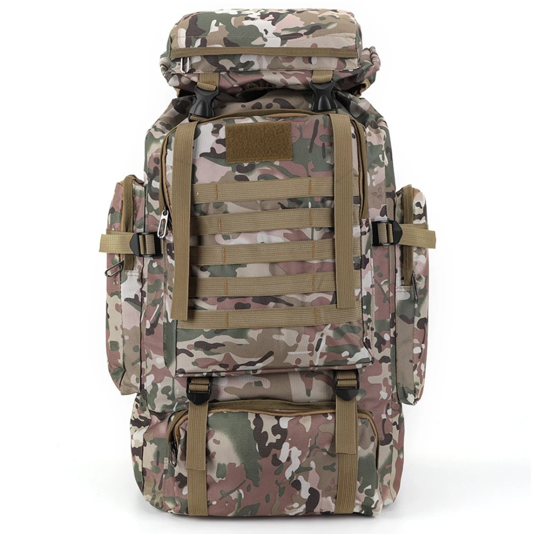 80L Hiking Backpack with MOLLE Webbing – Heavy-Duty 600D Oxford Pack for Multi-Day Treks & Camping Trips | Thomler