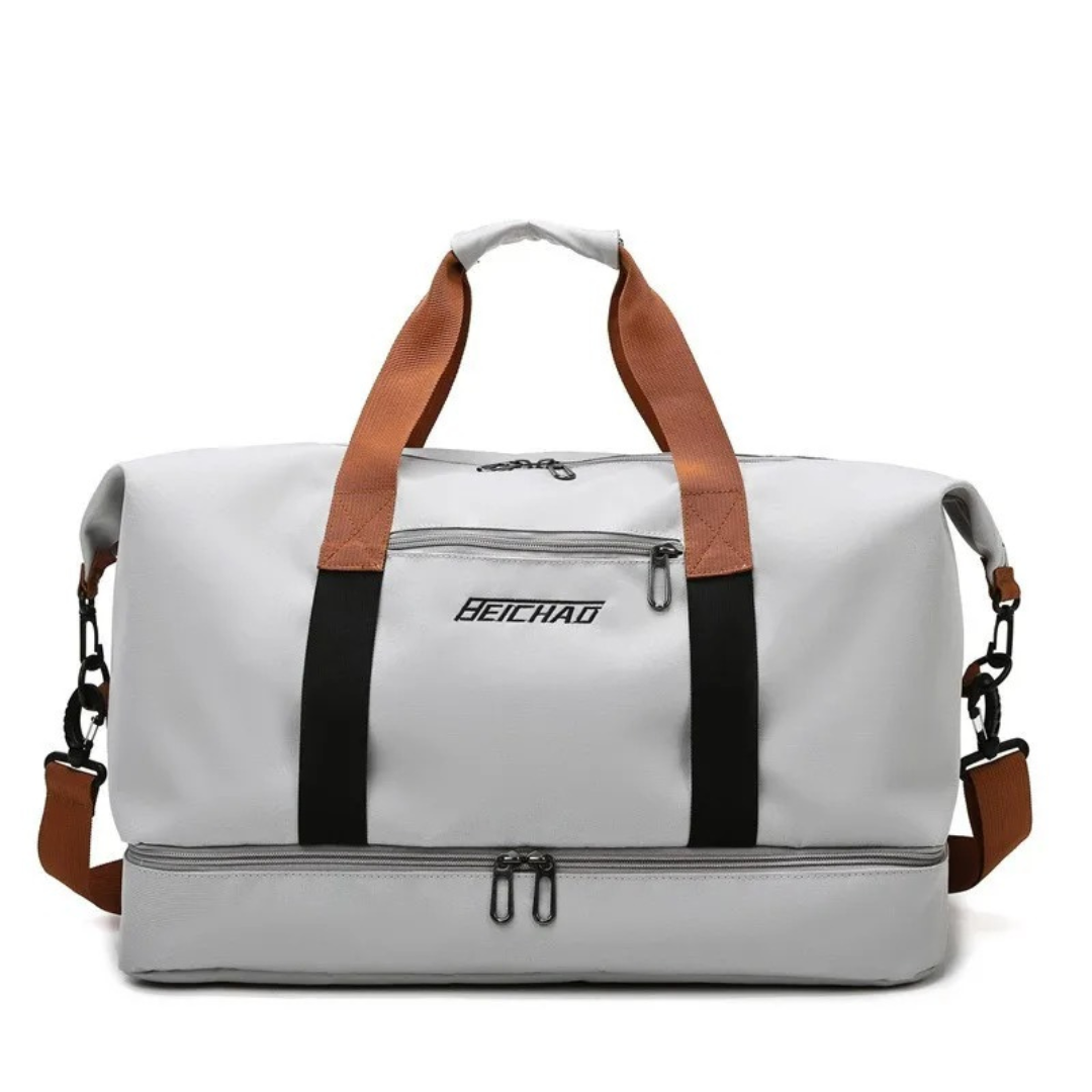 Weekend Duffel Bag with Shoe Compartment & Wet-Dry Separation for Gym Travel | Thomler