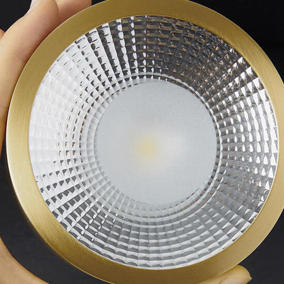 Slim-Profile Circular LED Ceiling Light – Brushed Copper Finish for Entryways, Bedrooms & Living Rooms | Thomler
