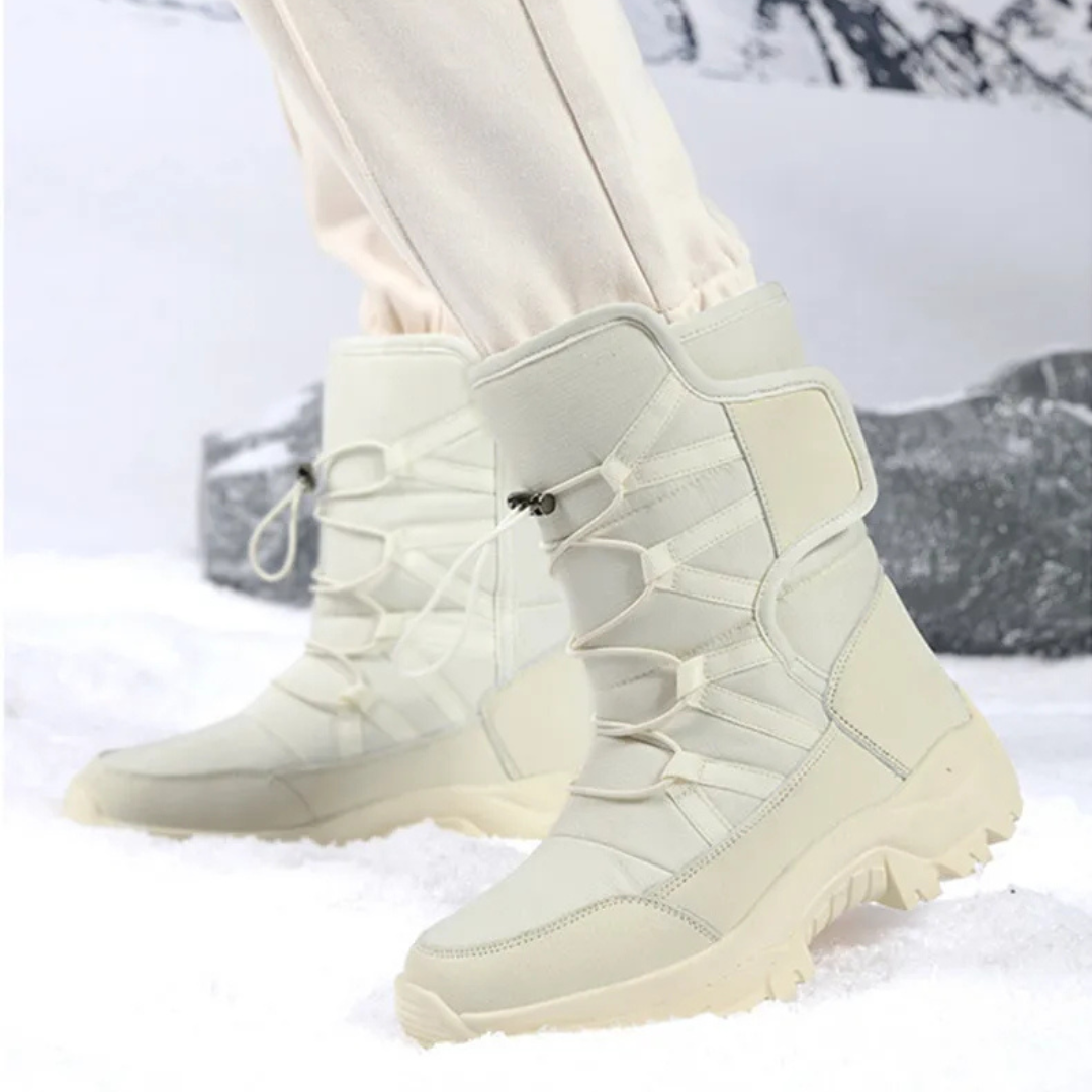 Waterproof Insulated Winter Boots for Men & Women – Slip-On Snow Boots with Plush Lining & Non-Slip Rubber Sole for Cold Weather Hiking & | Thomler