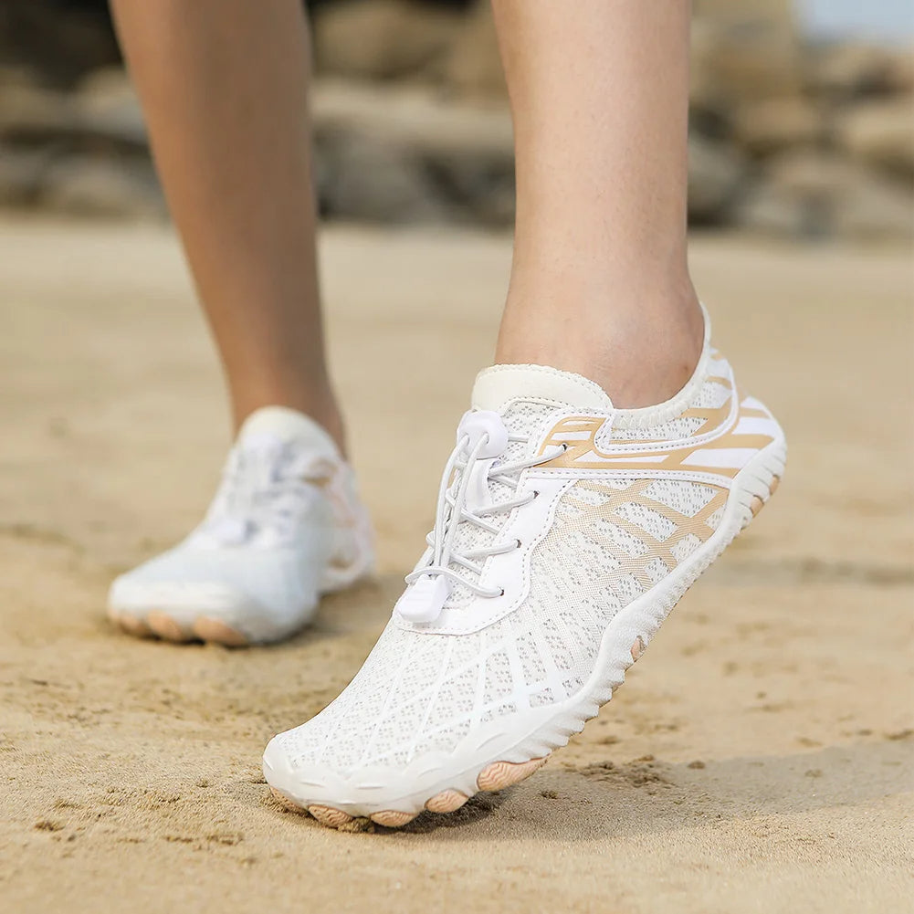 Quick-Dry Water Shoes with Non-Slip Rubber Sole for Beach, Pool & Water Sports | Unisex Lightweight Aqua Sneakers | Thomler