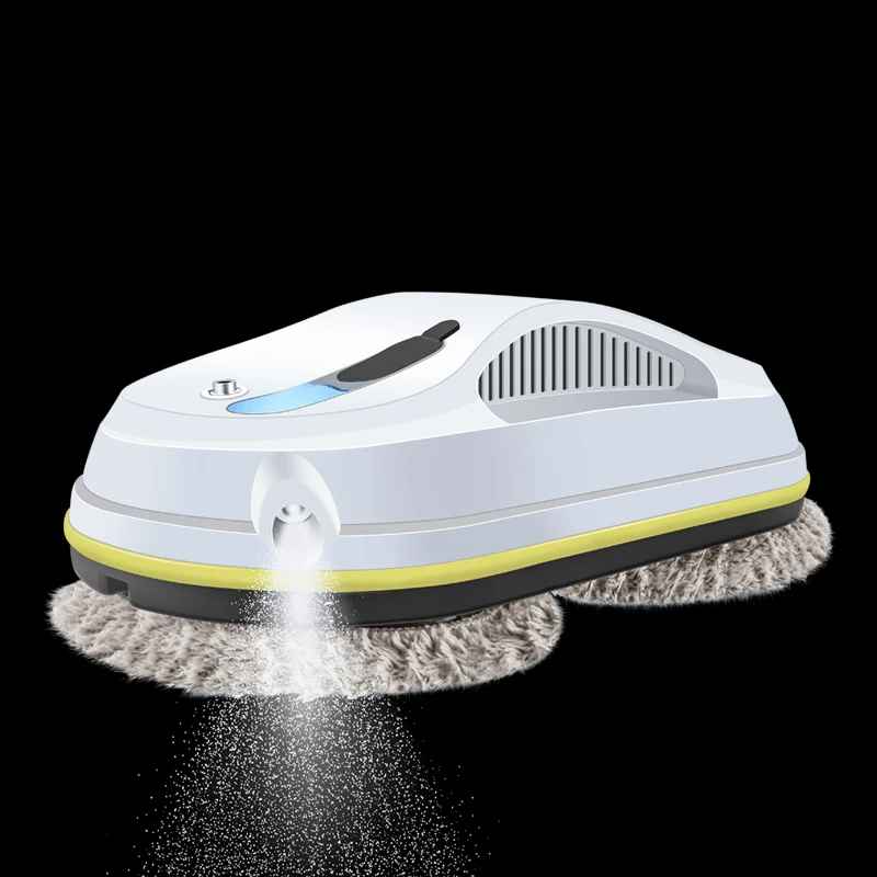 Automatic Glass Cleaner Robot with Spray System for Windows, Mirrors & Glass Doors – Remote Control & Edge Sensors | Thomler