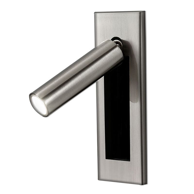 Adjustable Cylinder Wall Sconce with Integrated LED for Bedroom Reading | Thomler