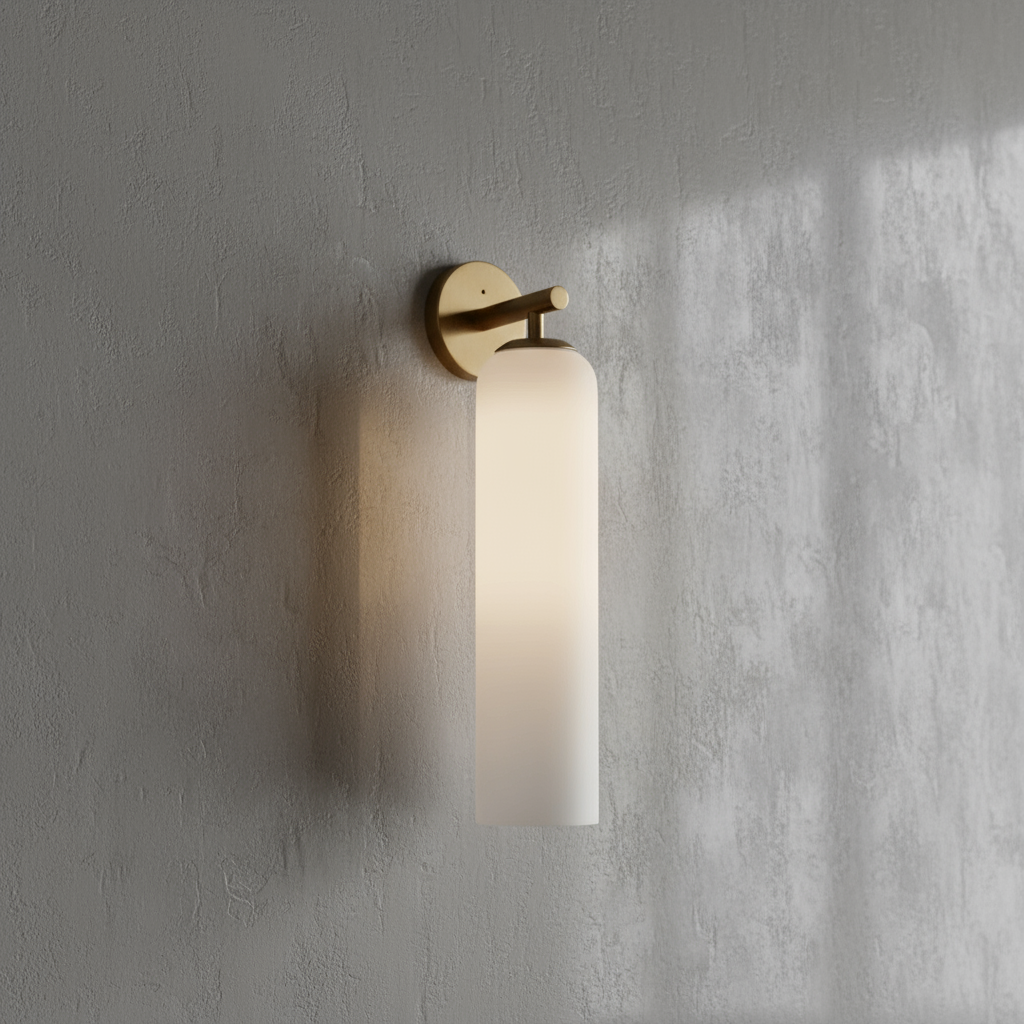 Contemporary Glass Globe Wall Sconce with LED Bulb for Bedroom Dining Room Bathroom Foyer Kitchen Study | Thomler