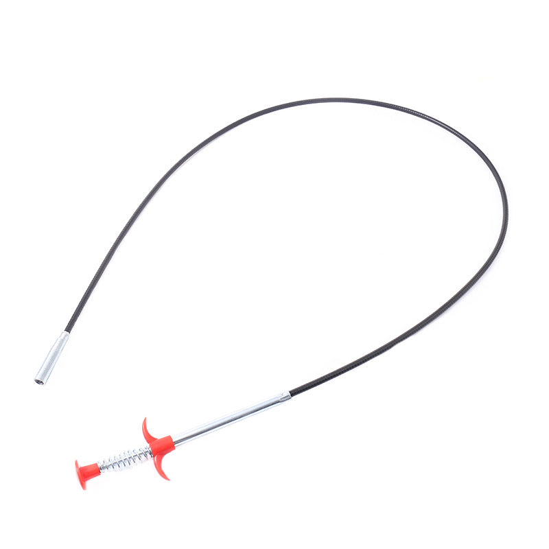 Flexible Drain Snake Tool with Hook for Clogged Pipes, Sinks, Tubs & Showers | Home Plumbing Unclogger | Thomler