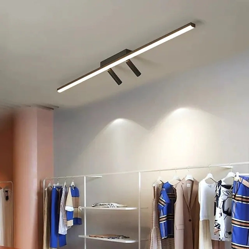 Ceiling Light Metal Linear 31.5 in Adjustable Spot Living Room Modern LED Fixture Minimalist Indoor Lighting | Thomler