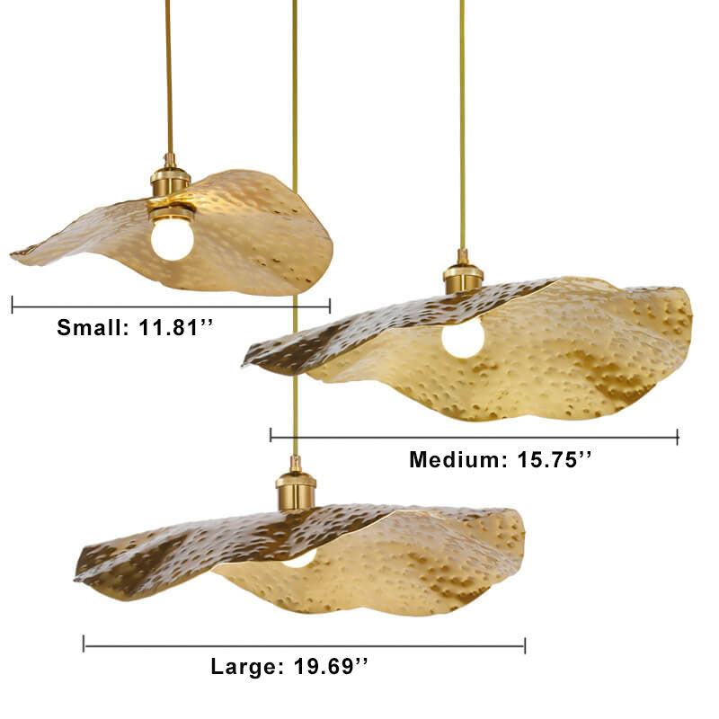 Pendant Light Electroplated Iron 11.8 in Adjustable Modern Living Room Restaurant Bar Hanging Ceiling Lamp | Thomler