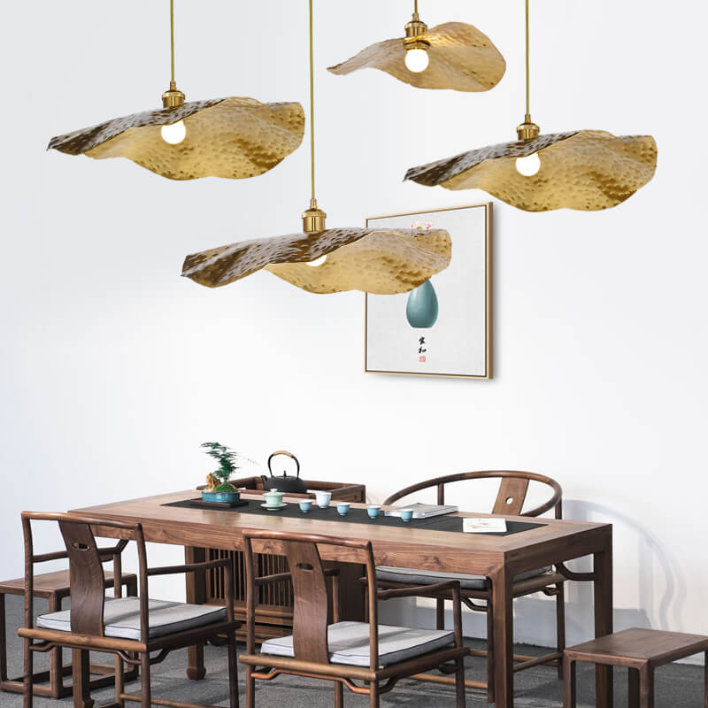 Pendant Light Electroplated Iron 11.8 in Adjustable Modern Living Room Restaurant Bar Hanging Ceiling Lamp | Thomler