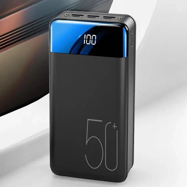 50,000 mAh Portable Charger for Laptop, Tablet & Phone – Fast Charging External Battery Pack with USB-C & USB-A Ports | Thomler