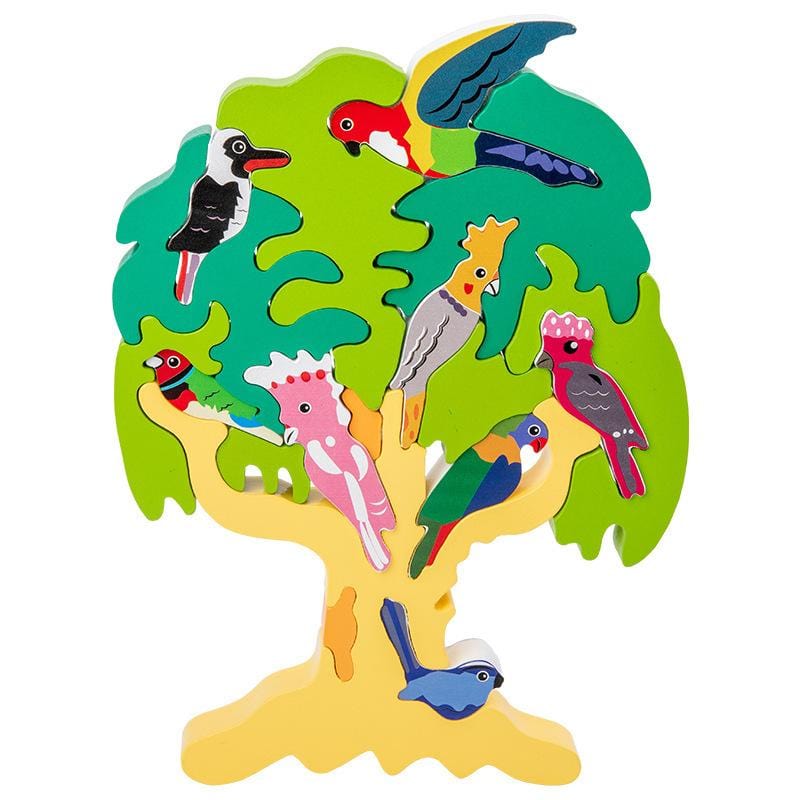 Wooden Educational Jigsaw Puzzle 96-Piece for Kids 4-6 Years with Animal Shapes and Learning Benefits | Thomler