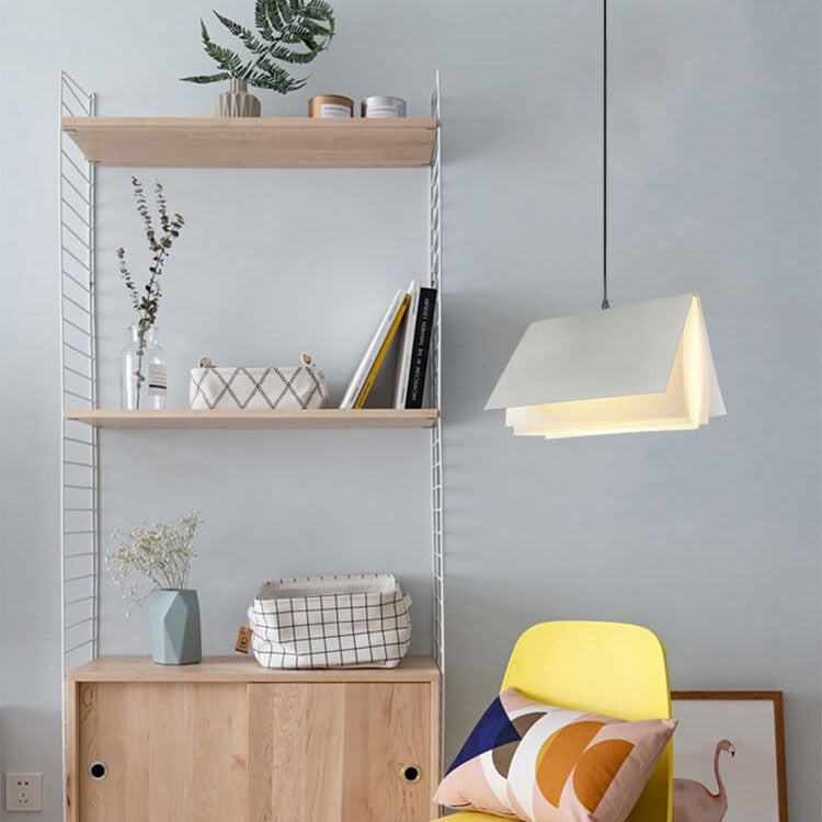 Pendant Light PVC Iron 11.8 in Adjustable Modern Living Room Bedroom Ceiling Lamp Multi-Color | Thomler