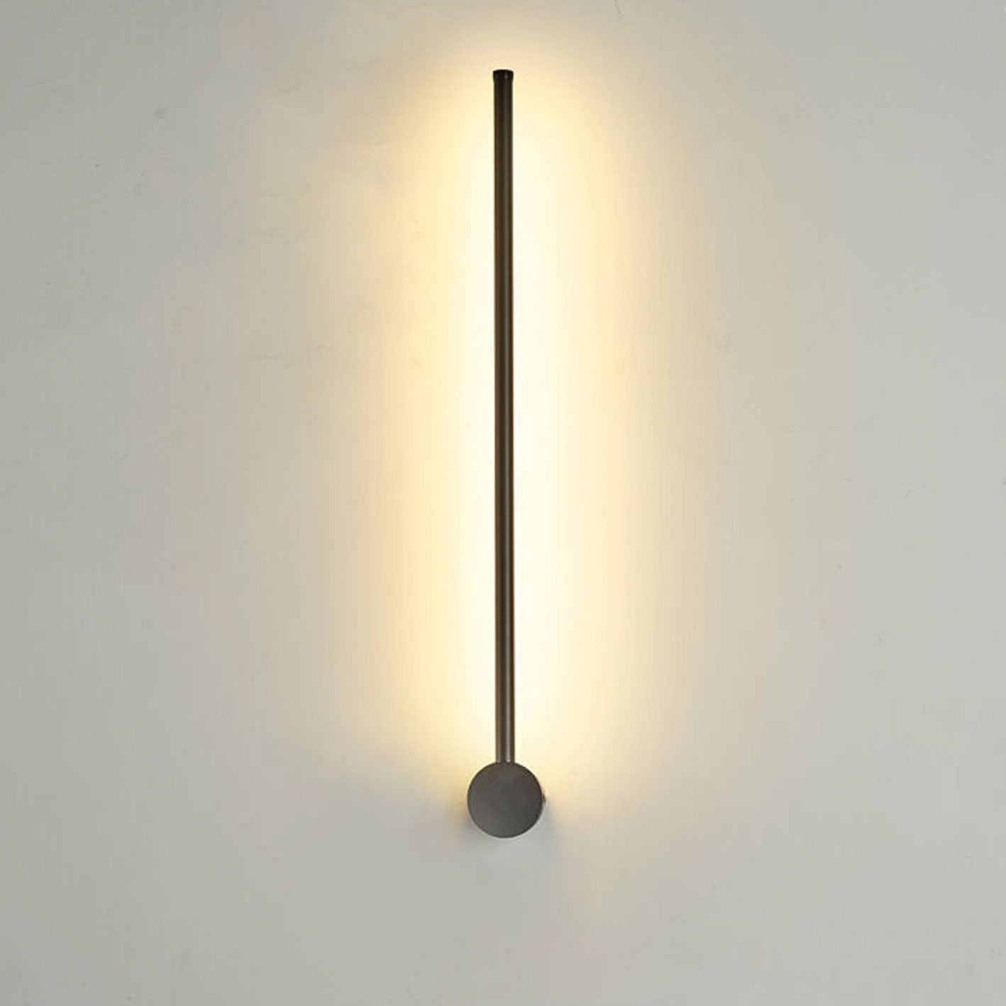 Wall Lamp Aluminum 23.6 in Modern Black Living Room Bedroom Study LED Hardwired Lighting | Thomler
