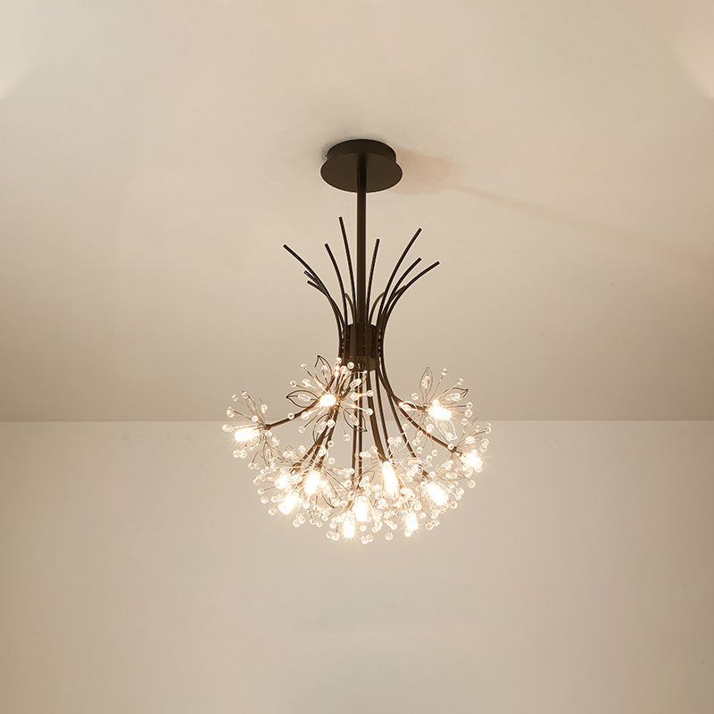 Chandelier Crystal 13 Lights 20.5 in Modern Living Room Dining Room Lighting Fixture | Thomler