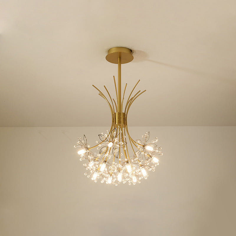 Chandelier Crystal 13 Lights 20.5 in Modern Living Room Dining Room Lighting Fixture | Thomler