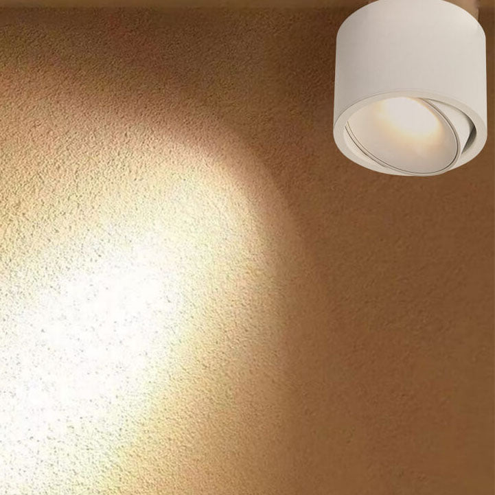 Swivel-Head LED Ceiling Spotlight in Aluminum Housing with Flush-Mount Design for Bedrooms, Kitchens & Hallways | Thomler