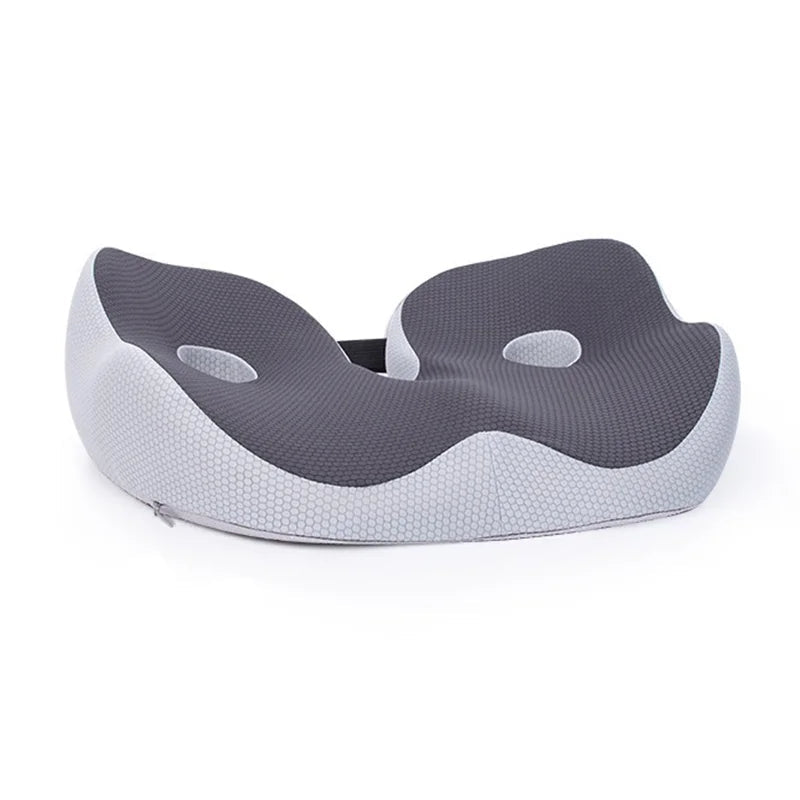 Adjustable Memory Foam Seat Cushion with Straps for Office Chair & Car | Thomler