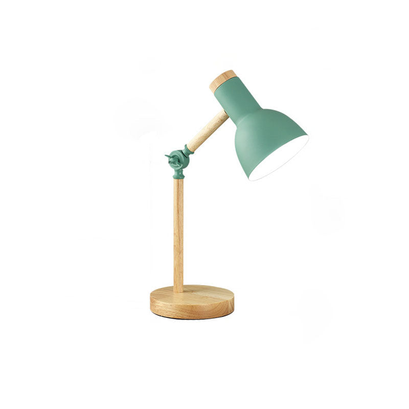 Nordic Wood & Metal Desk Lamp – Modern Minimalist Task Light for Home Office & Study – E26 Socket, Adjustable Reading Light – 5 Stylish | Thomler