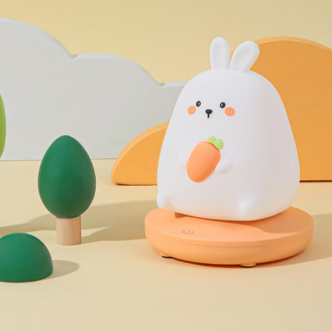 Silicone Animal Night Light for Kids – Soft LED Bedside Lamp, Rechargeable Glow Light for Nursery, Bedroom & Living Room Decor | Thomler