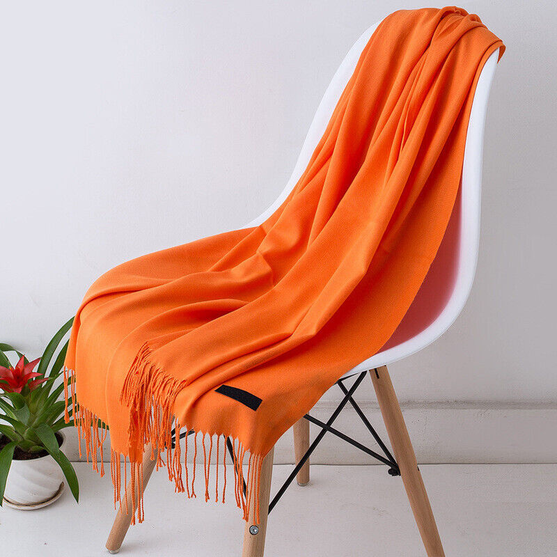 Premium Cashmere Wrap Scarf with Tassels – Oversized Soft Winter Shawl for Women – Versatile Styling – 79×28 in | Thomler