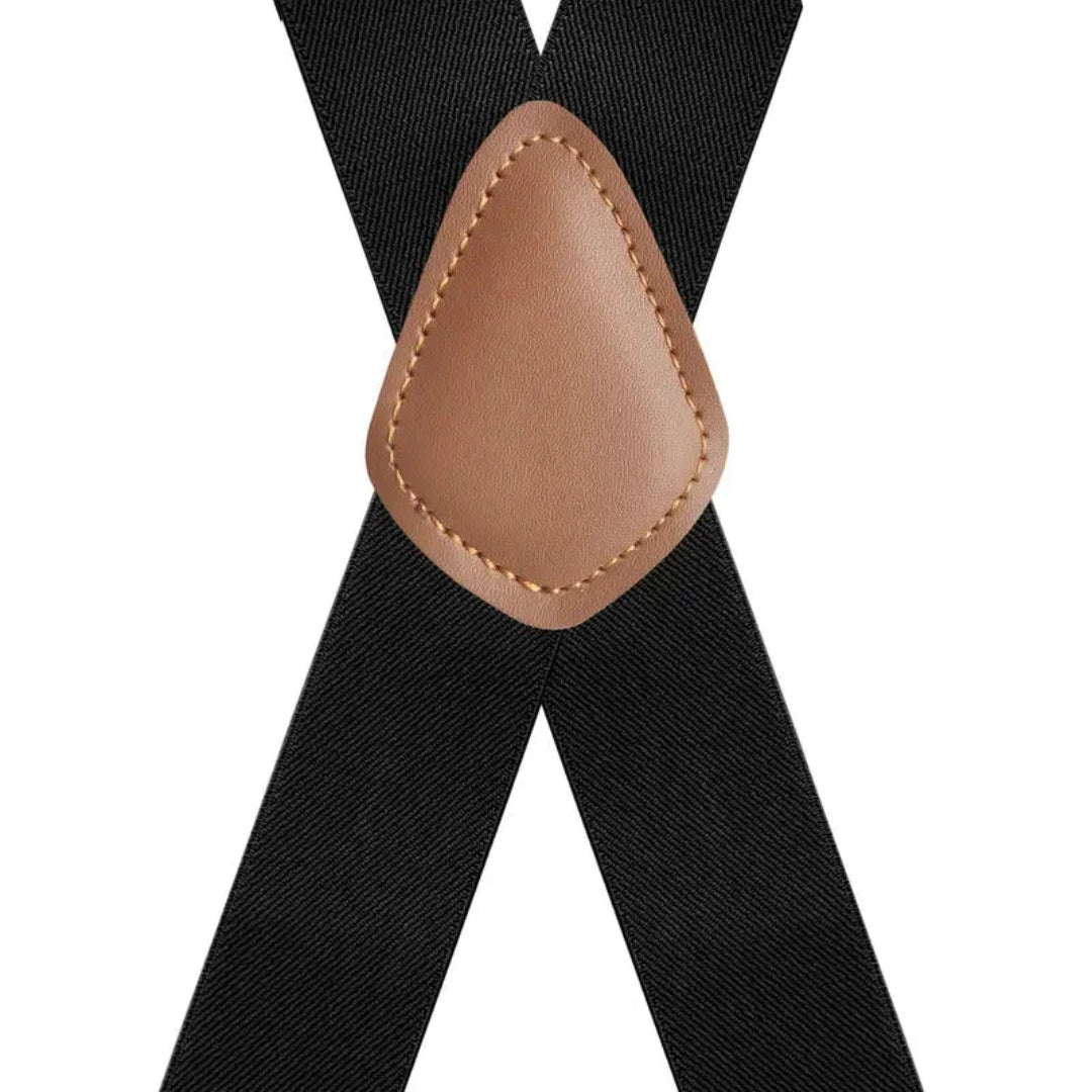 Adjustable X-Back Suspenders with Metal Clips for Men – Elastic Dress Braces for Formal & Casual Wear | Thomler
