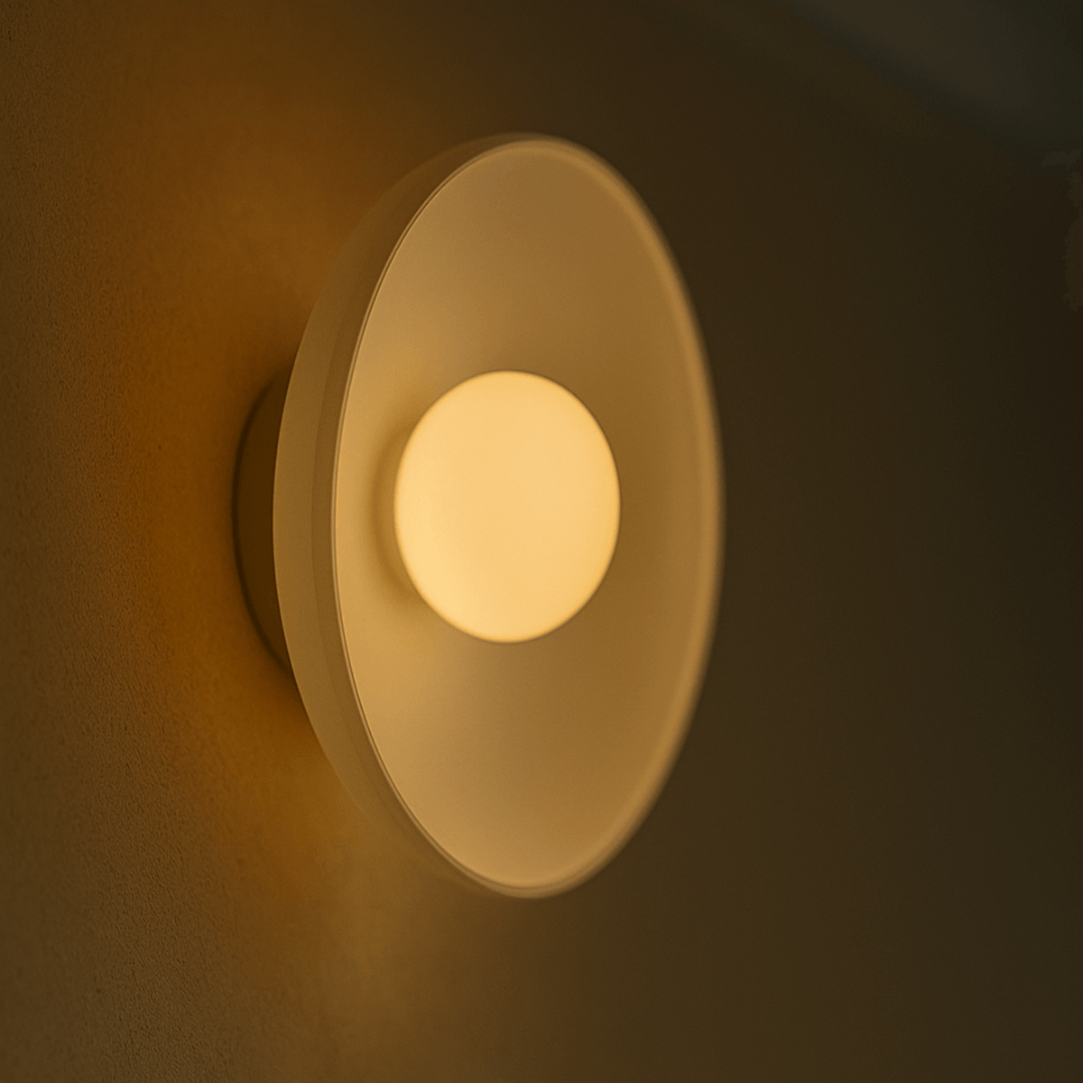 Handcrafted Art Glass Wall Sconce – Warm LED Accent Light for Bedroom, Foyer & Dining Room | Thomler