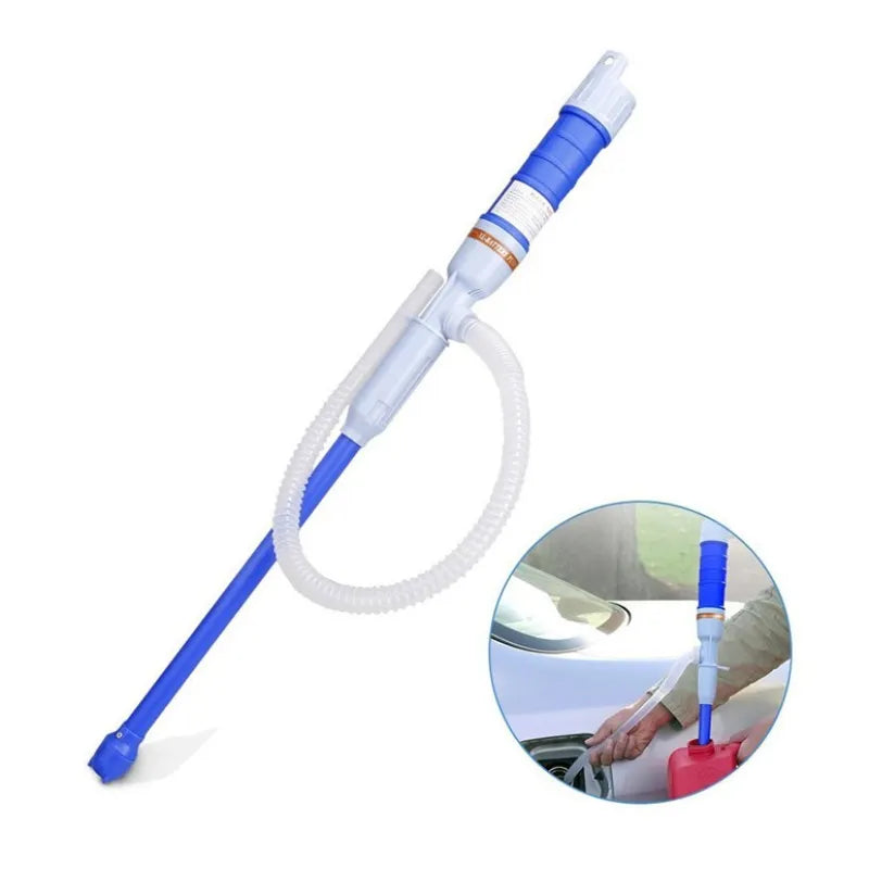 Battery-Operated Liquid Transfer Siphon for Gas Fuel Water Antifreeze | Portable Fluid Pump for Car Lawnmower Generator RV Camping Garage | Thomler