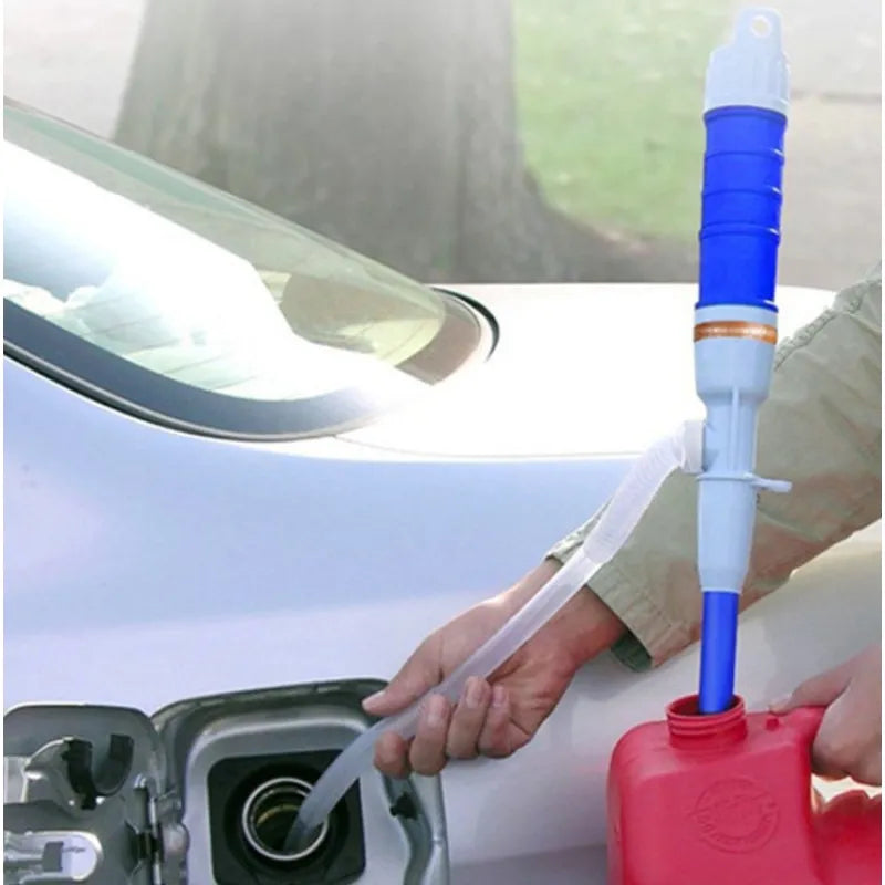 Battery-Operated Liquid Transfer Siphon for Gas Fuel Water Antifreeze | Portable Fluid Pump for Car Lawnmower Generator RV Camping Garage | Thomler