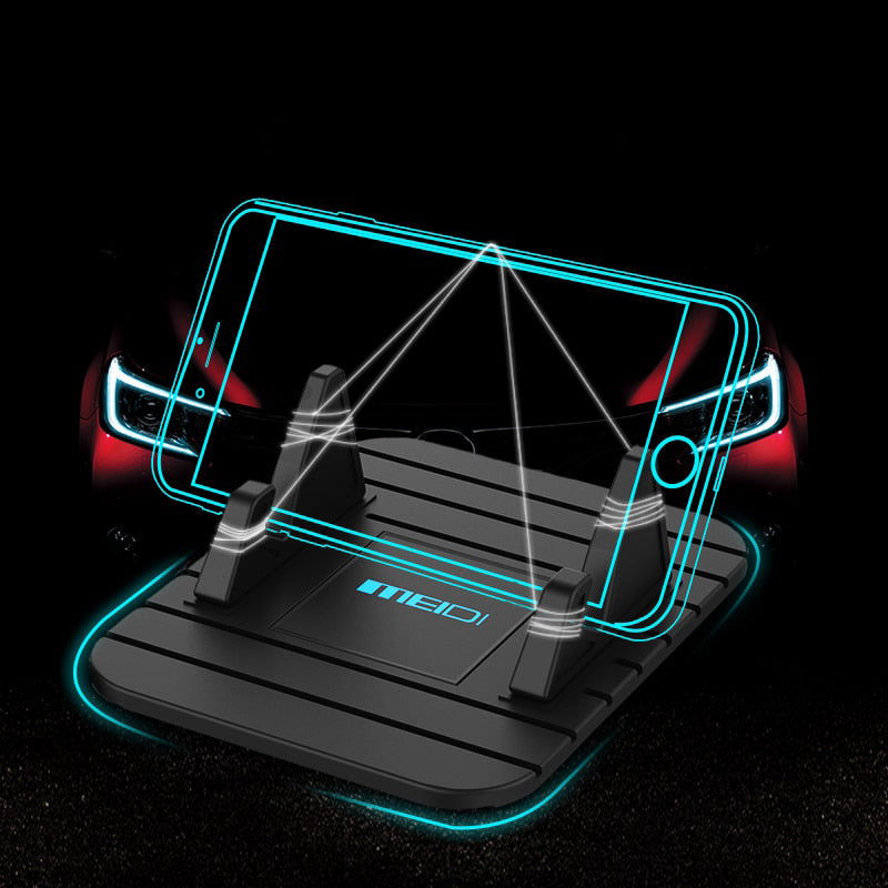 Dashboard Phone Mount Silicone Gel Grip Universal Smartphone Holder for Car Windshield GPS Navigation Hands-Free Driving Stand | Thomler