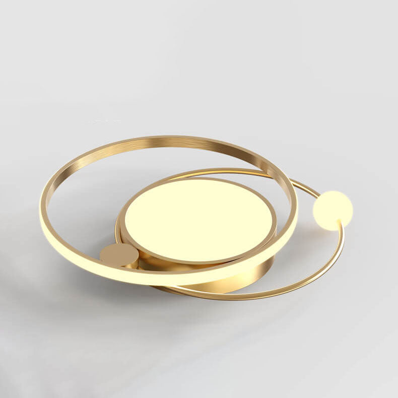 LED Ceiling Light Flush Mount Round Modern Circle Fixture Black White Gold 3000K 5000K for Bedroom Living Room Kitchen | Thomler
