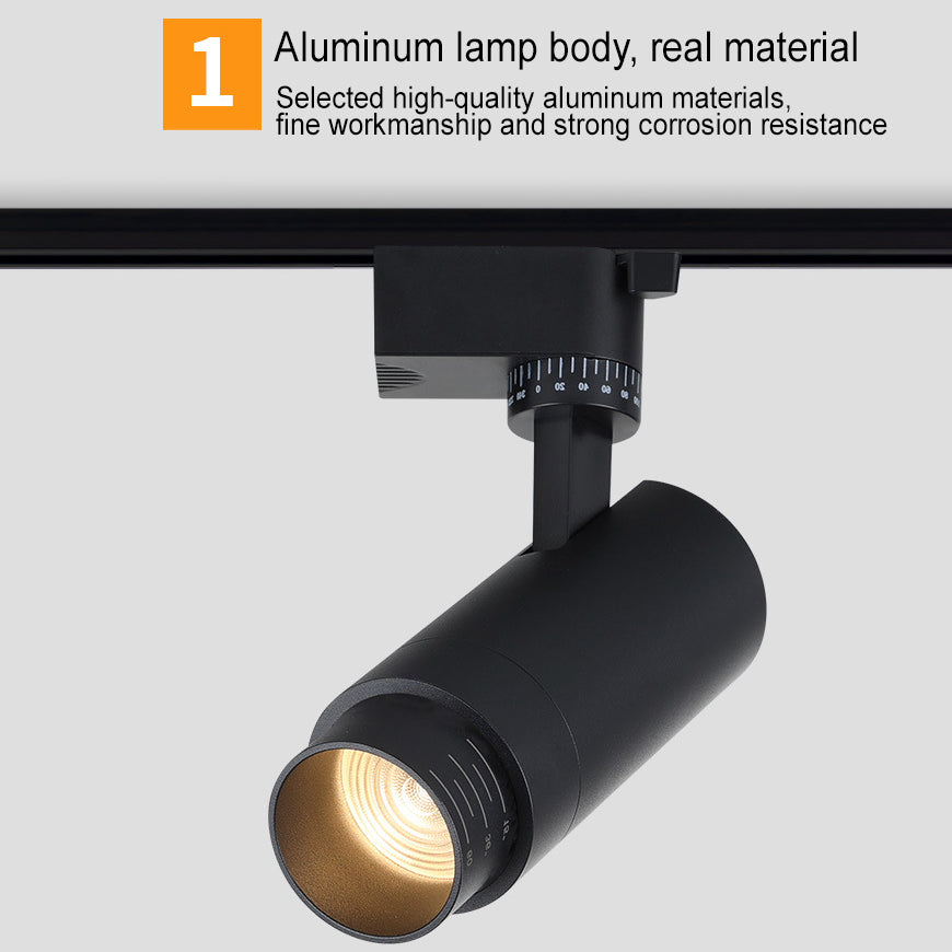 Track Lighting Aluminium 3 To 5 Spot Built In LED Kitchen Hallway Ceiling Spotlight Adjustable Dimmable Flush Mount | Thomler