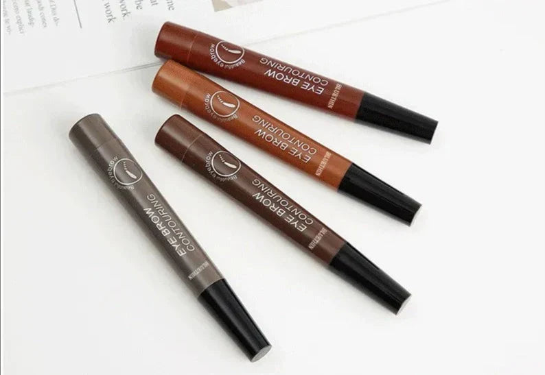 Precision Tip Brow Pencil Long-Lasting Waterproof Makeup for Natural Fuller Arches Microblading Effect | Thomler