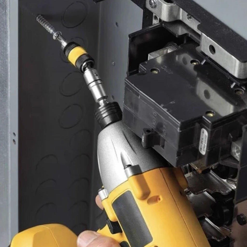 Flexible Drill Extension Attachment for Tight Spaces, Corners & Hard-to-Reach Areas - Adjustable Angle Adapter for Power Drills & Drivers - | Thomler