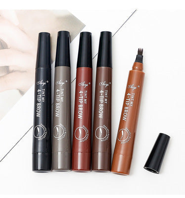 Precision Tip Brow Pencil Long-Lasting Waterproof Makeup for Natural Fuller Arches Microblading Effect | Thomler