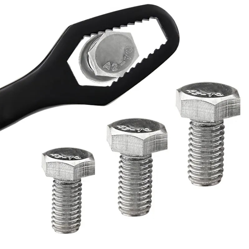 Dual-Head Adjustable Wrench Set 0.3-0.86 Inch Bolt Range Universal Spanner Tool for Auto Repair Home Workshop Bike Maintenance Plumbing DIY | Thomler