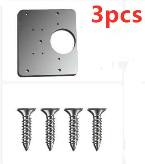 Cabinet Door Hinge Reinforcement Brackets Steel Repair Kit 3-Pack for Kitchen Bathroom Furniture Restoration Quick Fix Solution | Thomler
