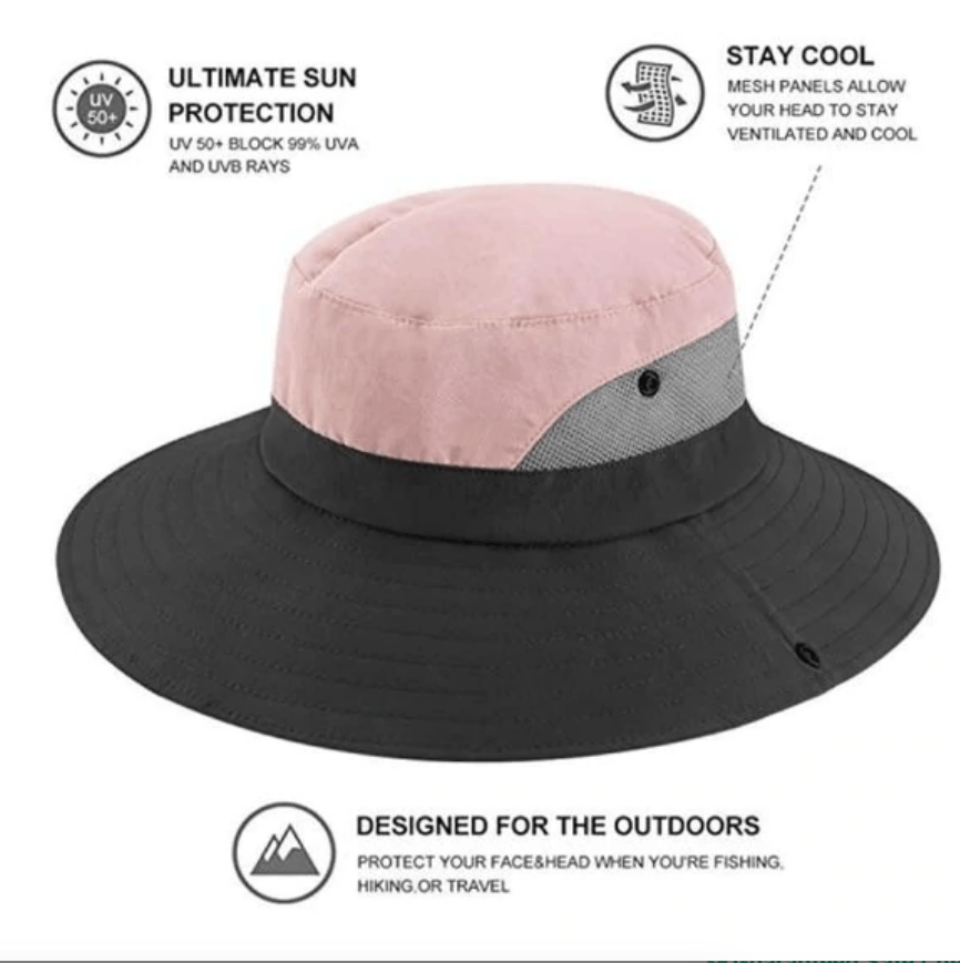 Packable Wide Brim Sun Hat Unisex UV Protection Outdoor Travel Beach Garden Hiking Summer Headwear | Thomler